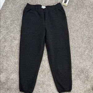 Monetta heathered fleece jogger NWT